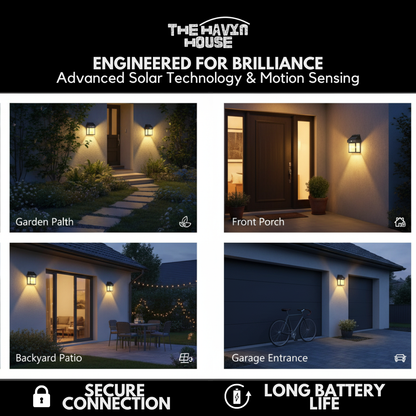 LED Solar Wall Lamp | Outdoor