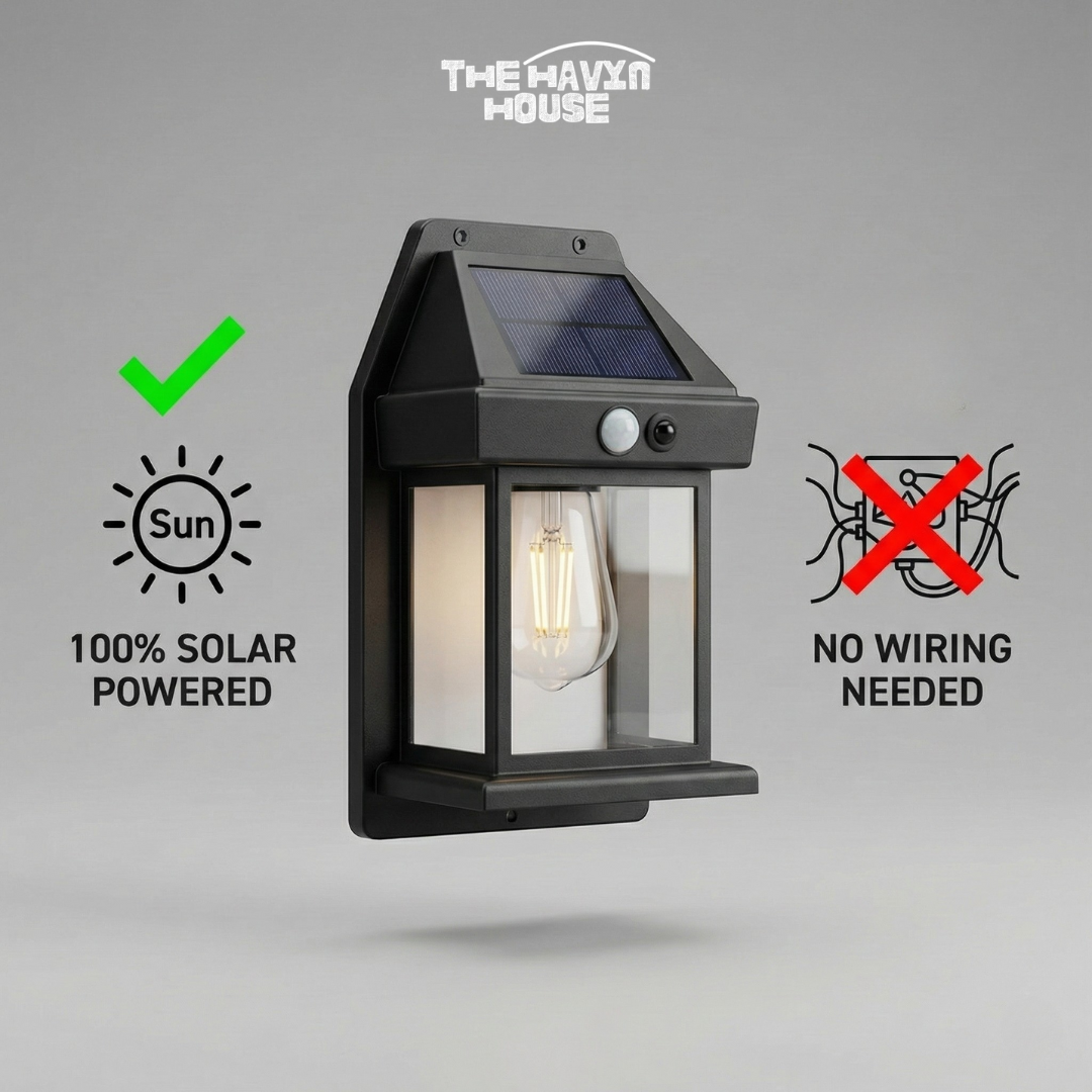 LED Solar Wall Lamp | Outdoor