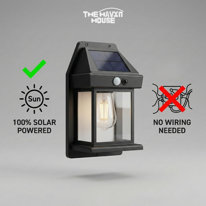 LED Solar Wall Lamp | Outdoor