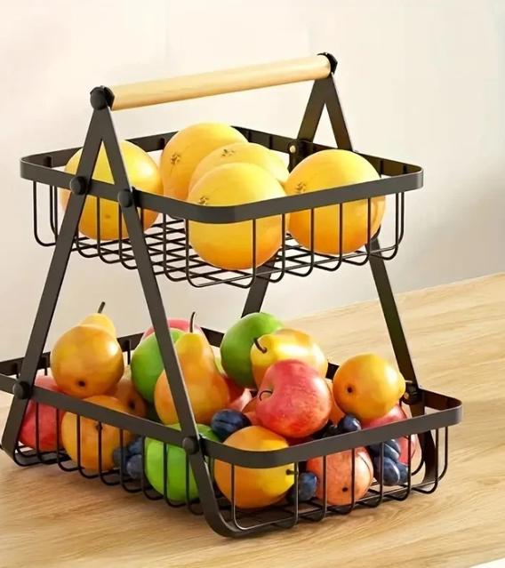 Luxury Countertop Fruit Storage Basket